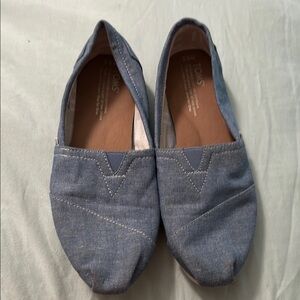 TOMS Denim Blue Casual Slip-Ons